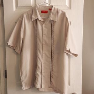 Men's XL beige Chispa dress shirt